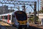 EMU's come into the station